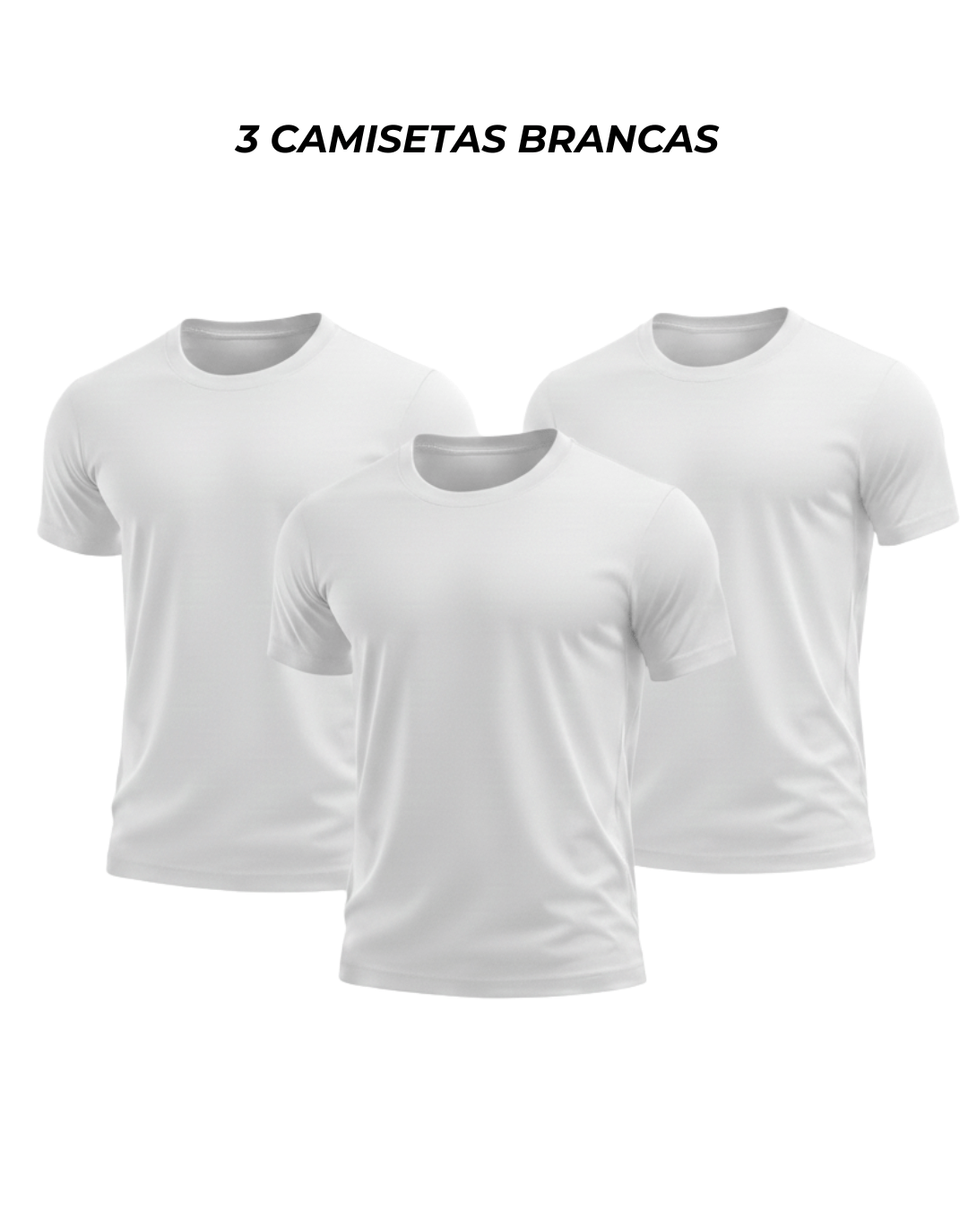 Kit 3 Camisetas Masculinas Dry Active Pro