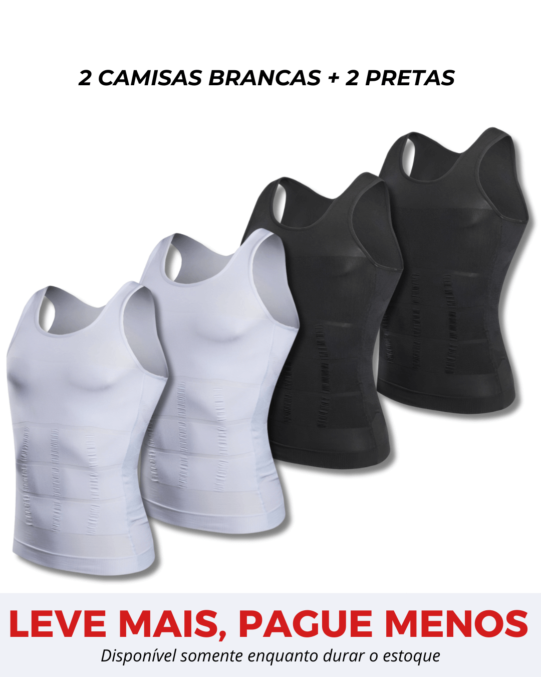 Kit 4 Camisas Fit Shape Pro®