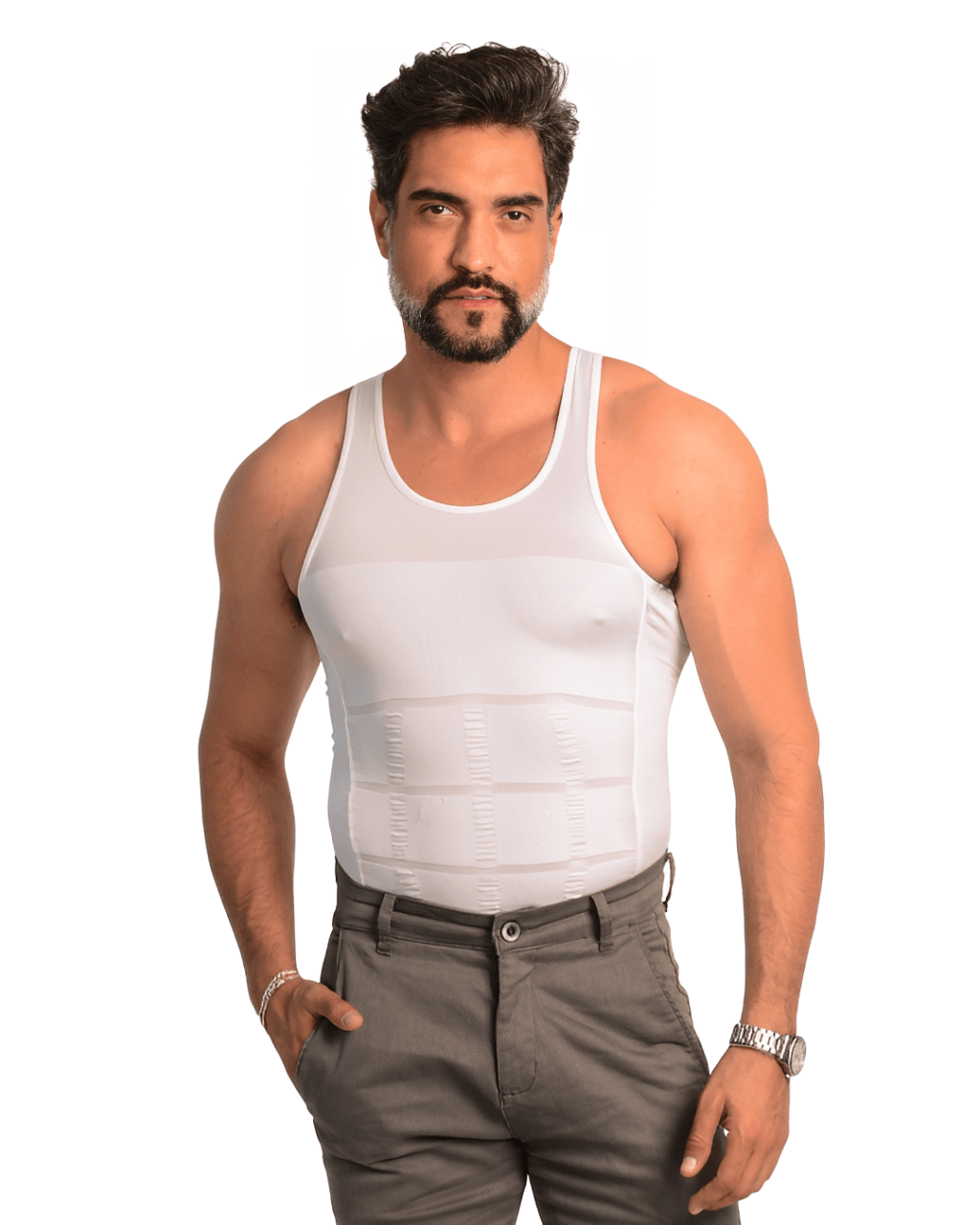 Camisa Masculina de Compressão Ultrafina Fit Shape Pro® + BRINDE