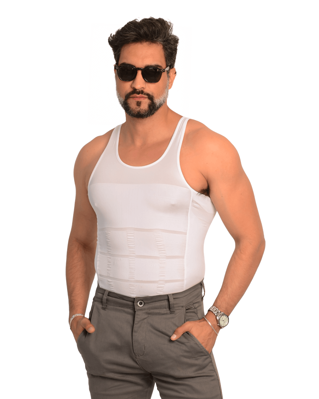 Camisa Masculina de Compressão Ultrafina Fit Shape Pro® + BRINDE