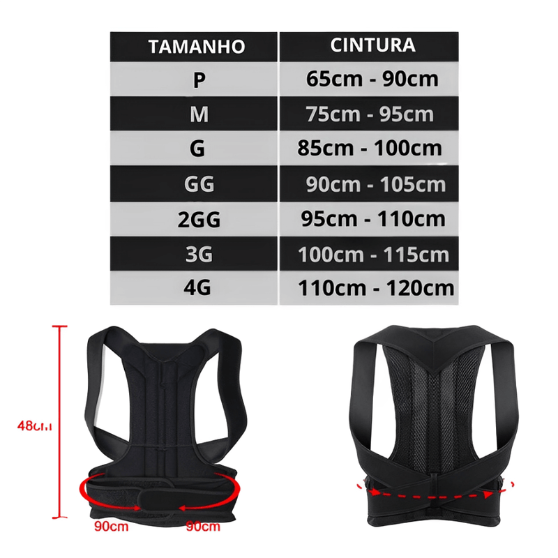 Corretor Postural - PosturaFIT®