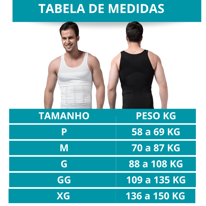Camisa Masculina de Compressão Ultrafina Fit Shape Pro® + BRINDE EXCLUSIVO