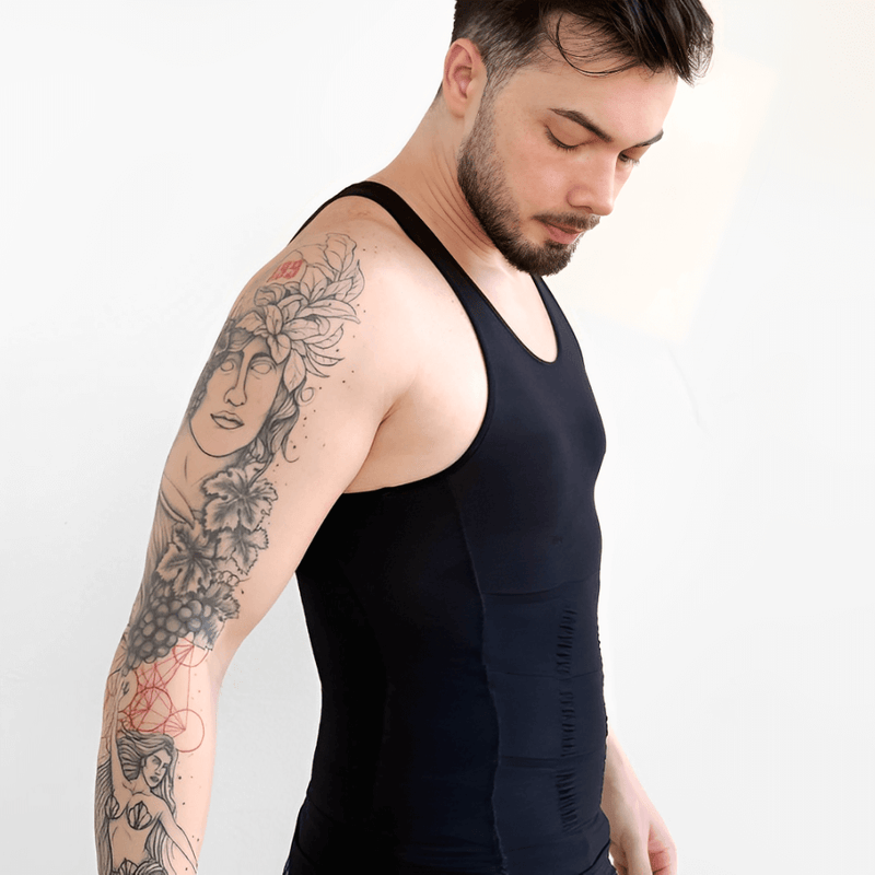 Camisa Masculina de Compressão Ultrafina Fit Shape Pro® + BRINDE EXCLUSIVO