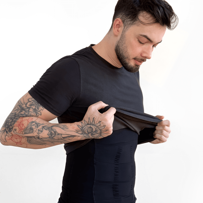 Camisa Masculina de Compressão Ultrafina Fit Shape Pro® + BRINDE EXCLUSIVO