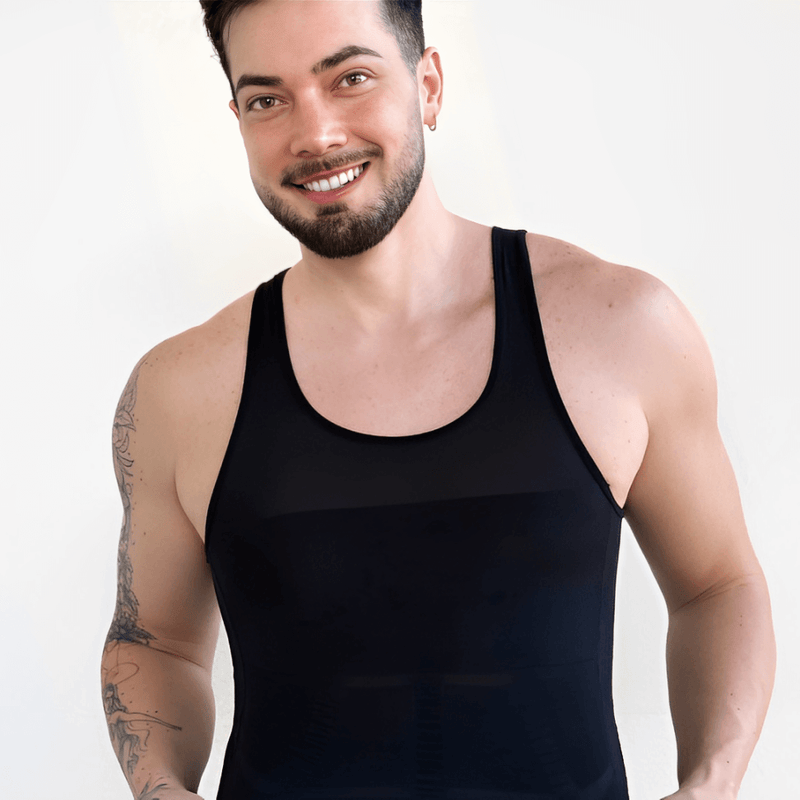 Camisa Masculina de Compressão Ultrafina Fit Shape Pro® + BRINDE EXCLUSIVO